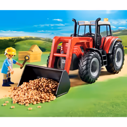 Playmobil Country Grand tracteur avec remorque