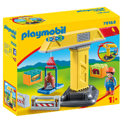 Playmobil 1.2.3 Grue de chantier