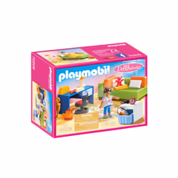 Playmobil Dollhouse Chambre d'enfant avec canapé-lit, Action/Aventure, Garçon/Fille, 4 an(s), Multicolore, Plastique