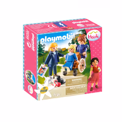 Playmobil Clara avec son père et Mlle Rottenmeier, Garçon/Fille, 4 an(s), Multicolore, Plastique