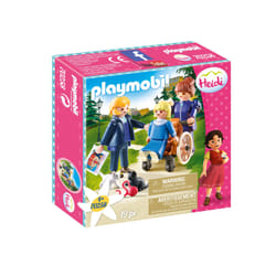 Playmobil Clara avec son père et Mlle Rottenmeier