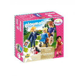 Playmobil Clara avec son père et Mlle Rottenmeier