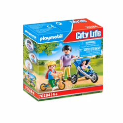 Playmobil City Life Maman avec enfants, 4 an(s), Multicolore, Plastique