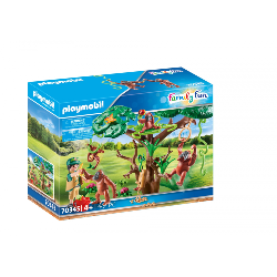 Playmobil FamilyFun Orangs outans avec grand arbre