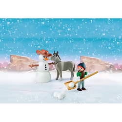Playmobil La Mèche et Monsieur Carotte en hiver - Vue supplémentaire 2