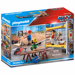 Playmobil Ouvriers avec échafaudage, Garçon/Fille, 5 an(s), Multicolore, Plastique