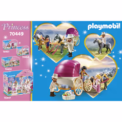 Playmobil Calèche et couple royal