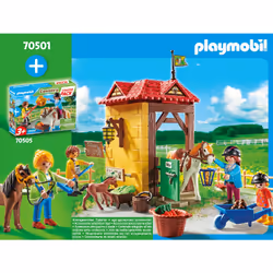 Playmobil Country Starter Pack Box et poneys