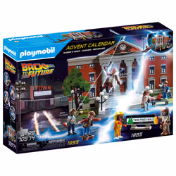 Playmobil Calendrier de l'Avent Back to the Future, 5 an(s), Multicolore, Plastique