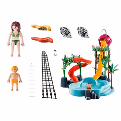 Playmobil FamilyFun Parc aquatique avec toboggans - Vue supplémentaire 2