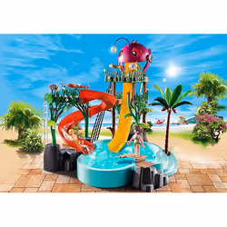 Playmobil FamilyFun Parc aquatique avec toboggans - Vue supplémentaire 3