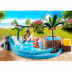 Playmobil FamilyFun Pataugeoire avec bain à bulles