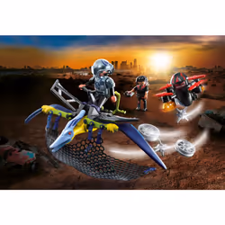 Playmobil Ptéranodon et drone, Kit de figurines jouets, 5 an(s), Plastique, 181,84 g