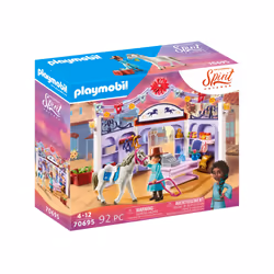Playmobil Boutique d'équitation de Miradero, Kit de figurines jouets, 4 an(s), Plastique, 92 pièce(s), 598,28 g