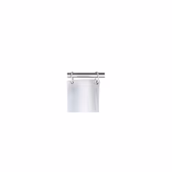 WENKO Rideau de douche anti-moisissure Uni White lavable 180 x 200 cm - Vue supplémentaire 3