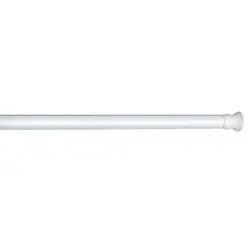 WENKO Barre De Douche Blanc 70-115cm