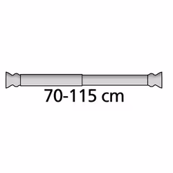 WENKO Barre De Douche Blanc 70-115cm - Vue supplémentaire 3