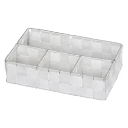 WENKO Adria Compartiment de rangement Rectangulaire Plastique, Polypropylène (PP) Blanc
