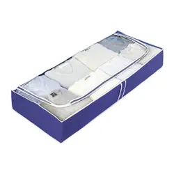 WENKO 4380630100 sac de stockage de vêtement Bleu