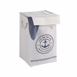 WENKO 62002100 panier à linge 77 L Carré Polyester Beige - Vue supplémentaire 2