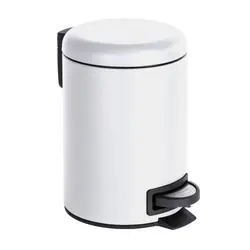 WENKO Poubelle Leman Blanc 3L