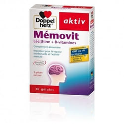 AKTIV MEMOVIT Lécithine + B-vitamines 30 Gélules