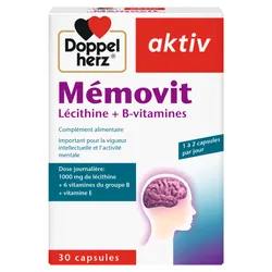 AKTIV MEMOVIT Lécithine + B-vitamines 30 Gélules