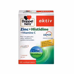 AKTIV ZINC+HISTIDINE+VITAMINE C 30 Comprimés