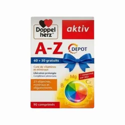 Aktiv A-Z 27 vitamines et minéraux 60 + 30 comprimés