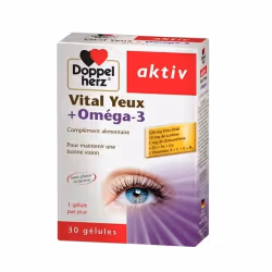 Une formule riche en Oméga 3 (DHA + EPA) en plus des caroténoïdes, pour des yeux en bonne santé.
Une combinaison de nutriment ...