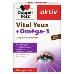 Vital yeux+Oméga-3 30 Gélules