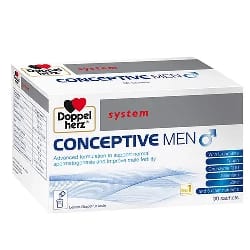 AKTIV DOPPEL HERZ CONCEPTIVE POUDRE DE SUPPLEMENT DE VITAMINES POUR HOMMES 30 SACHETS