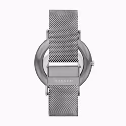 Skagen Signatur Gunmetal Steel-Mesh Montre bracelet Mâle Quartz Gris - Vue supplémentaire 2