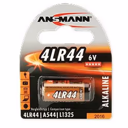 Ansmann 4LR44, Batterie à usage unique, Alcaline, 6 V, 1 pièce(s), Orange, Ampoule