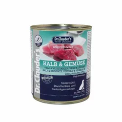 Dr.Clauder's 32270800 pâtée pour chien Veau, Légumes Adulte 800 g