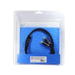 Alcasa GC-1021 câble audio 0,75 m 3,5mm 2 x RCA Noir