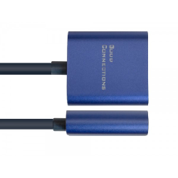 Alcasa MDP-HDMI2 câble vidéo et adaptateur 0,2 m Mini DisplayPort HDMI Noir, Bleu