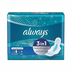 ALWAYS SERVIETTES ULTRA THIN EXTRA LONG HERBAL FRESHNESS 7 PIECES