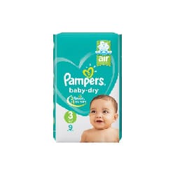 Pampers taille 3 (6-10KG ) 9pcs