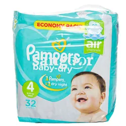 Pampers taille 4 ( 9-18KG ) 32Pcs