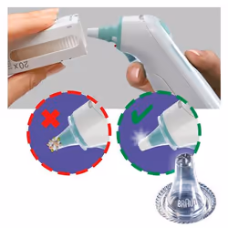 Braun ThermoScan 5 IRT6020 Contact Blanc Oreille - Vue supplémentaire 4
