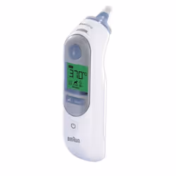 Braun ThermoScan 7 Détection arrière Blanc Oreille