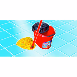 Vileda 4023103094192 accessoire pour éponger Tête de serpillère Rouge, Jaune - Vue supplémentaire 5