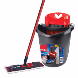 Vileda Ultramax Mop Set balai à franges et balai-éponge Sec&humide Noir, Rouge - Vue supplémentaire 4