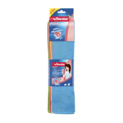 Vileda 141413 Chiffon de nettoyage Microfibre Bleu, Vert, Orange, Rouge 4 pièce(s)