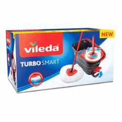 Vileda Turbo Smart seau et système de lavage Réservoir unique Noir, Rouge - Vue supplémentaire 2