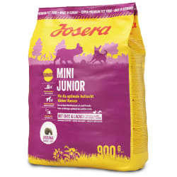 Josera MiniJunior 900 g Chiot Canard, Saumon