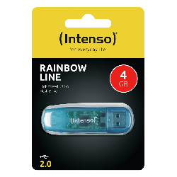 Intenso Rainbow Line lecteur USB flash 4 Go USB Type-A 2.0 Bleu