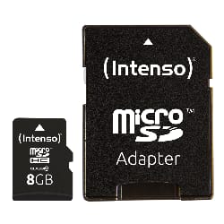 Intenso 8GB MicroSDHC mémoire flash 8 Go Classe 10