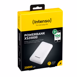Intenso XS20000 Powerbank Zusatzakku LiPo 20000 mAh 7313552 Lithium Polymère (LiPo) Blanc - Vue supplémentaire 2